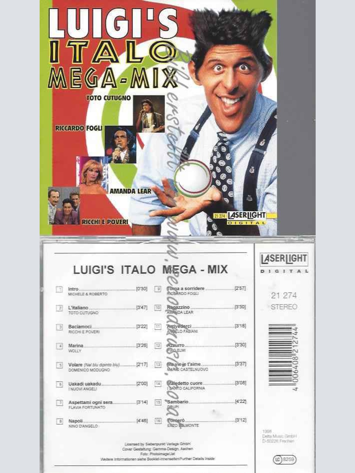CD--Michele & Roberto,  Italo Mega Mix Luigi's