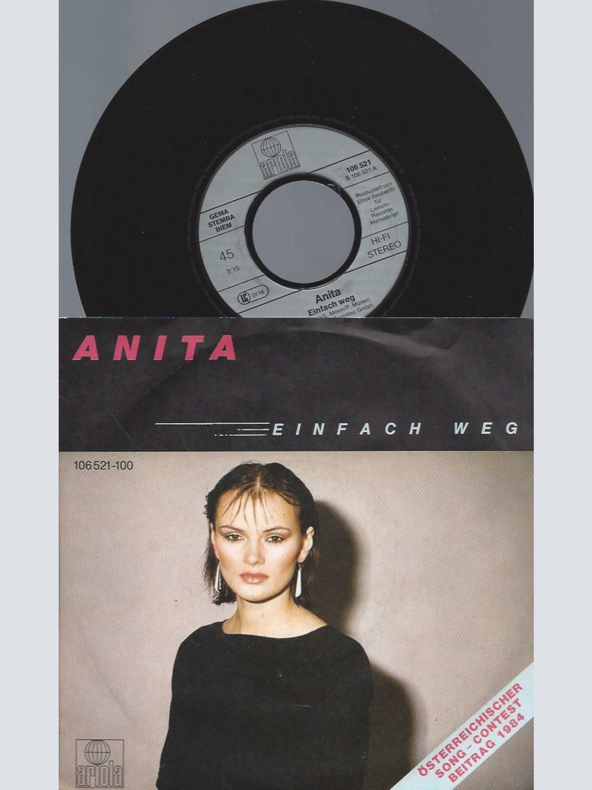 7"  Anita – Einfach Weg
