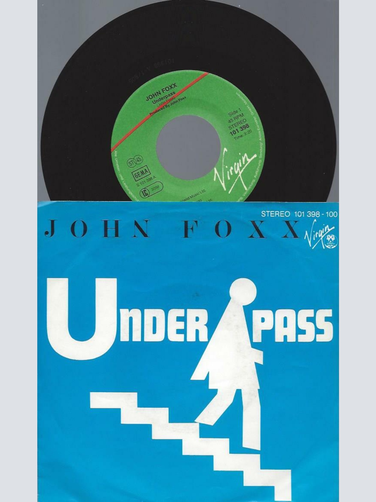 7"   John Foxx  Underpass