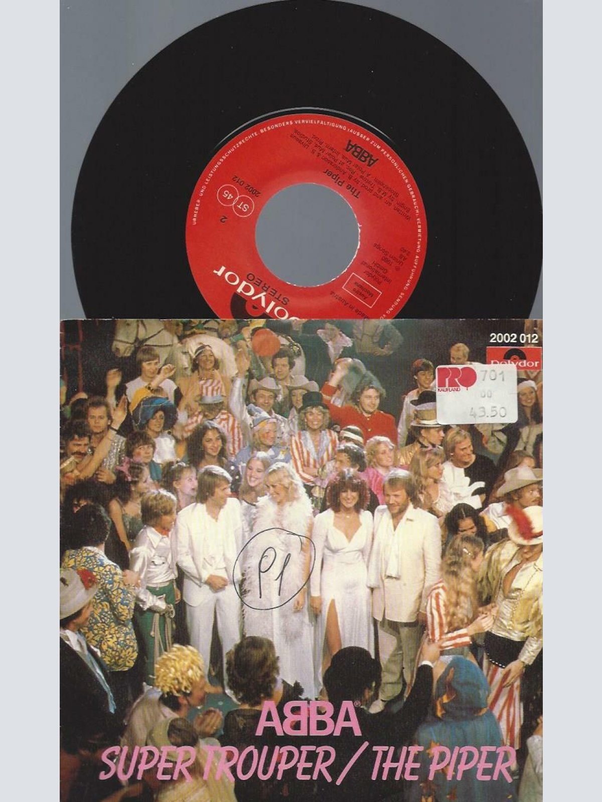 7"   ABBA  Super Trouper / Austro Mechana