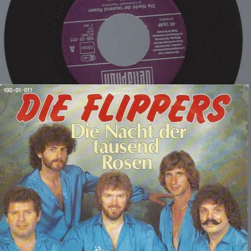 7"   Die Flippers – Die Nacht Der Tausend Rosen