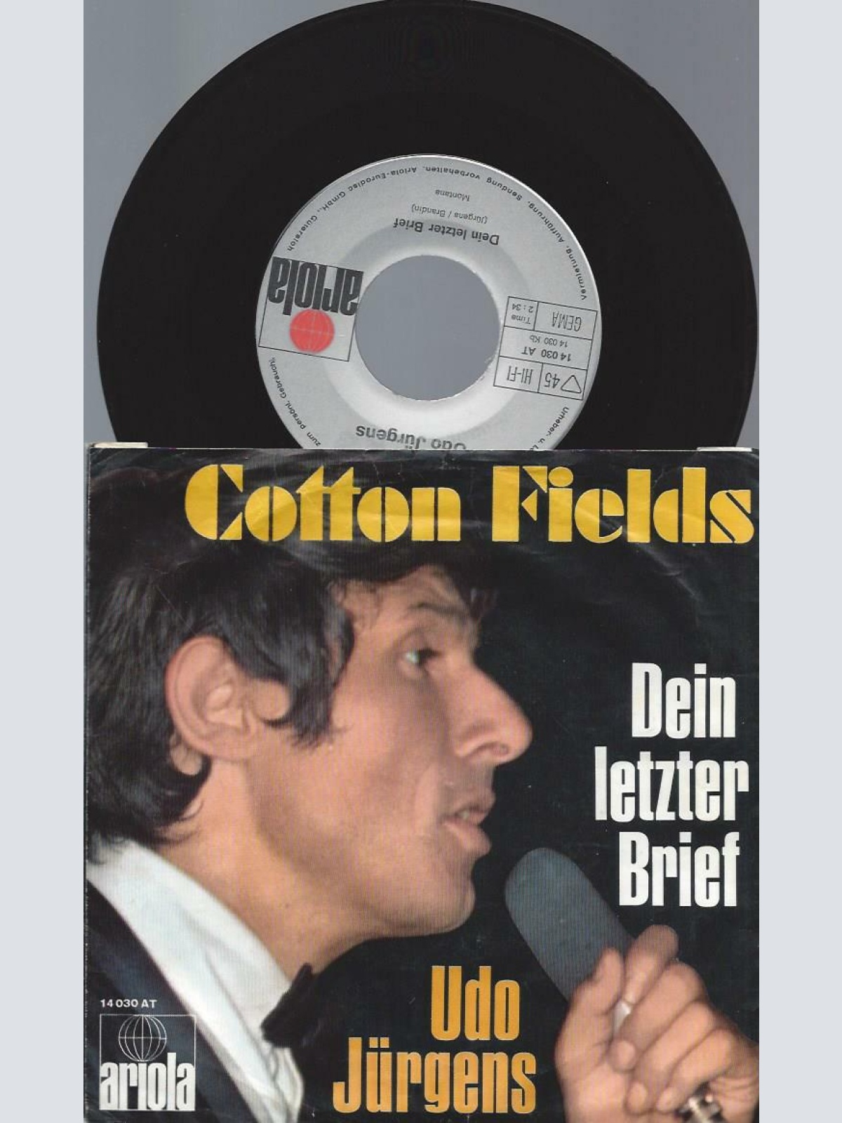 7"   Udo Jürgens  Cotton Fields