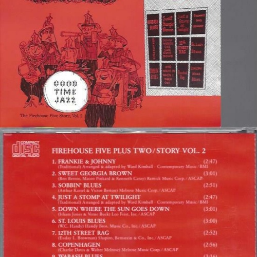 CD--  Firehouse Five Plus Two  The Firehouse Five Story, Vol. 2