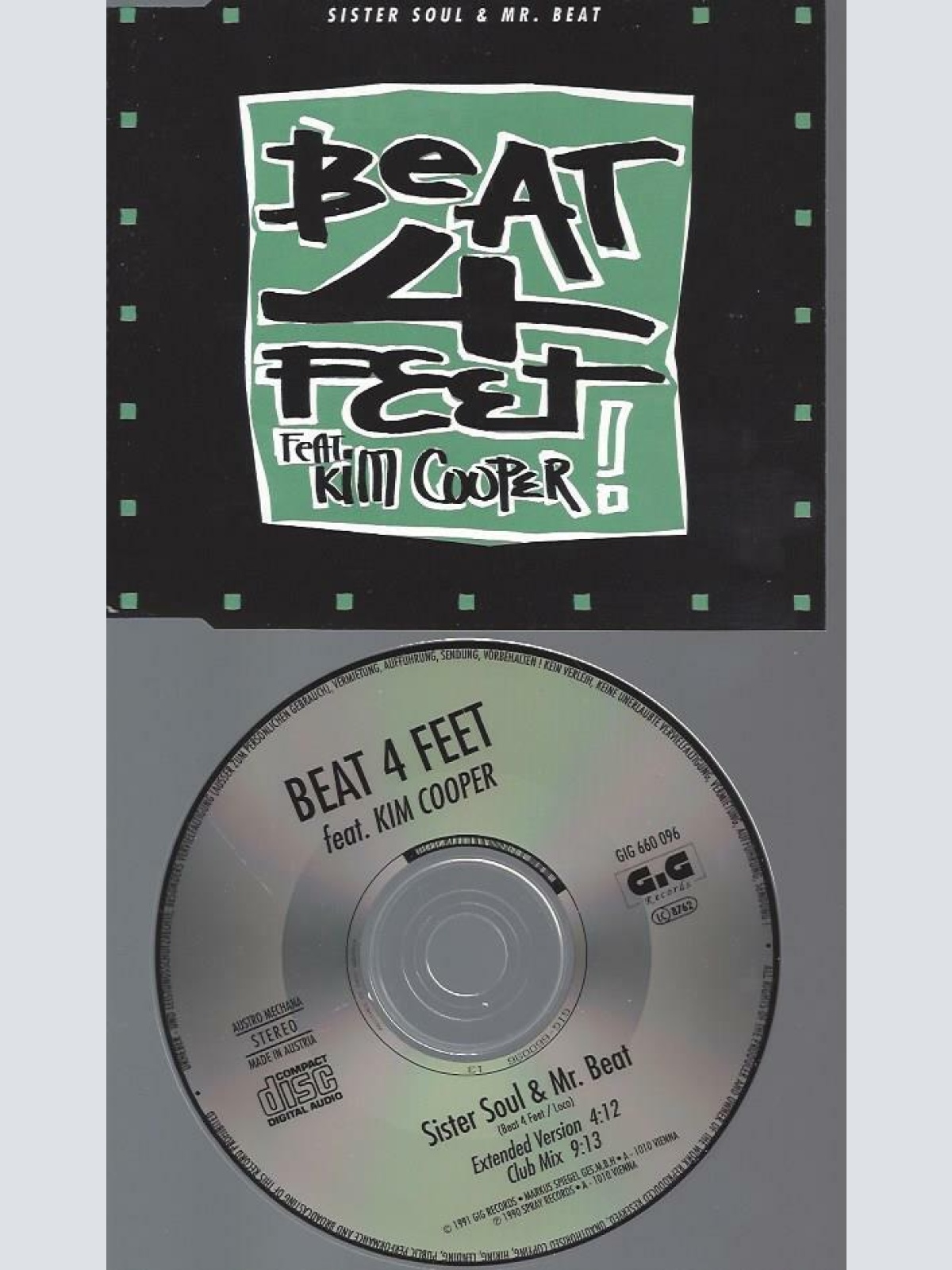 CD-- Beat 4 Feet Feat. Kim Cooper – Sister Soul & Mr. Beat