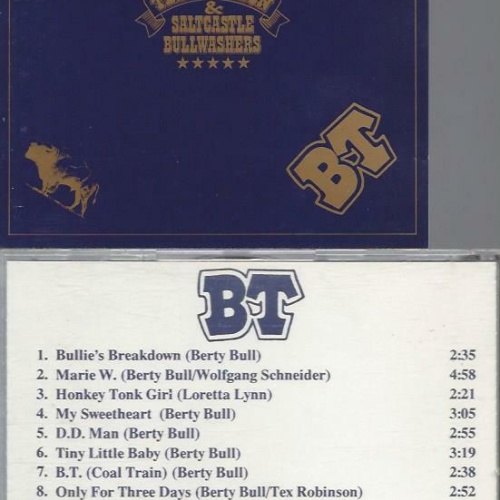 CD-- Tex Robinson & Saltcastle Bullwashers – B.T.