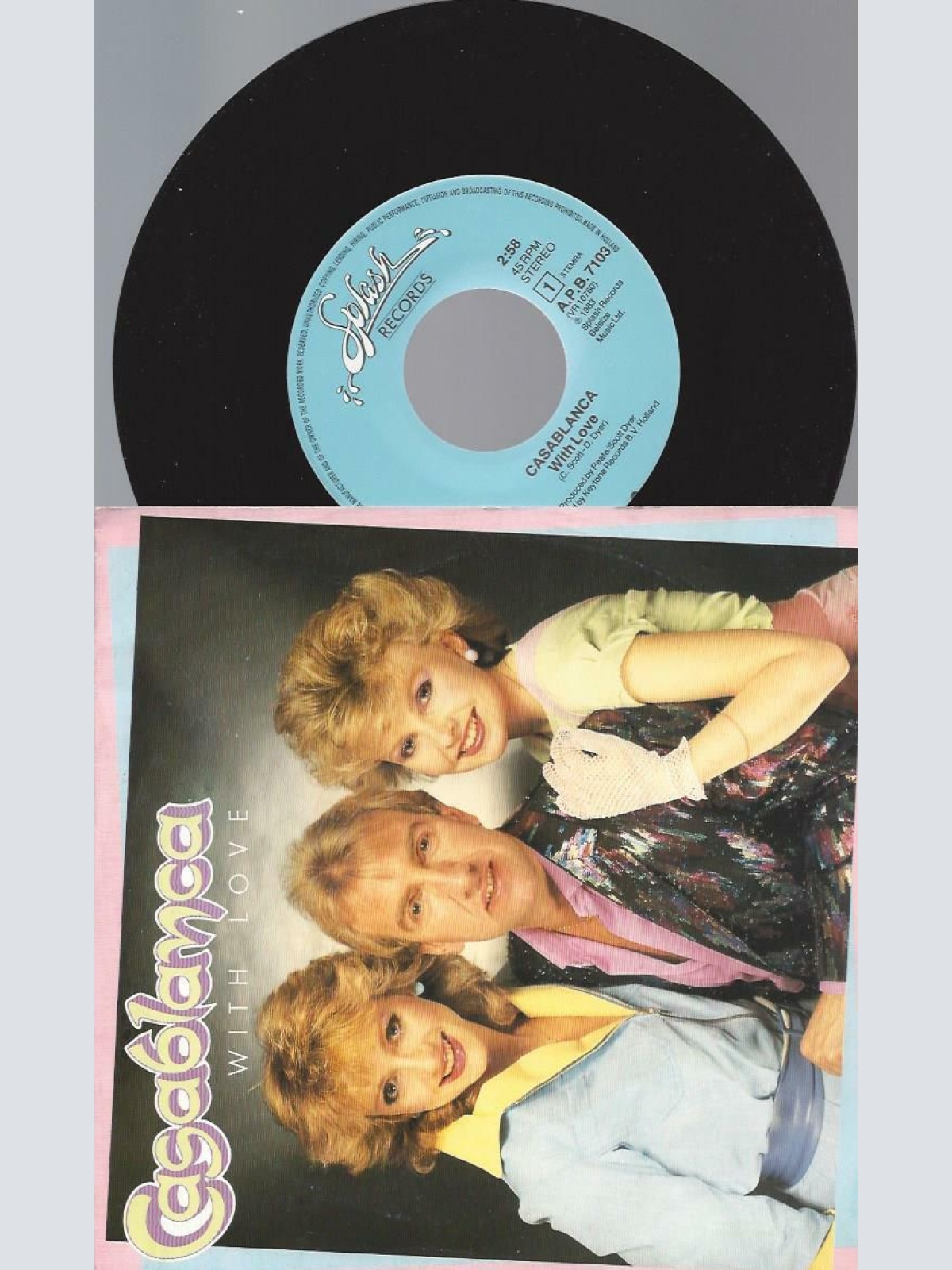 7"  Casablanca  – With Love