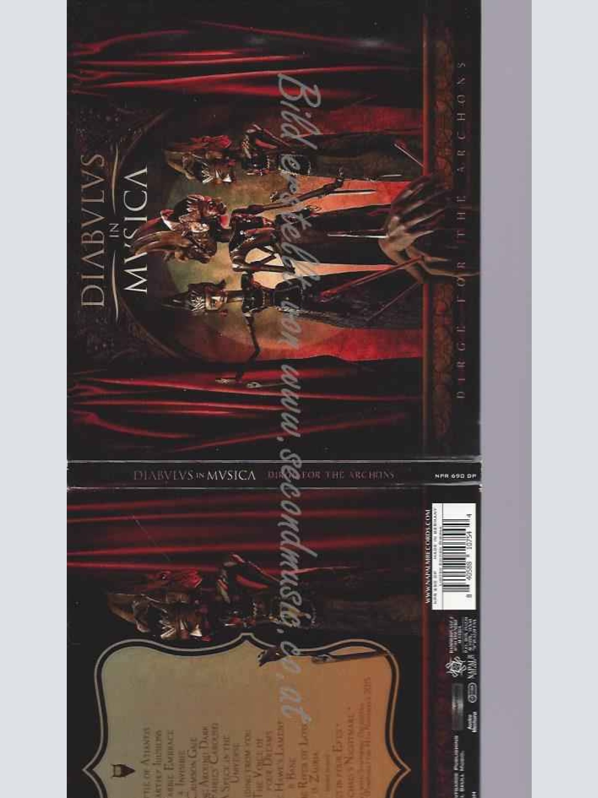 CD--DIABULUS IN MUSICA | --DIRGE FOR THE ARCHONS