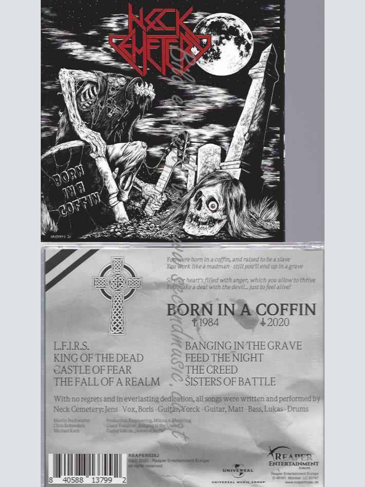 CD--NECK CEMETERY | --BORN IN A COFFIN