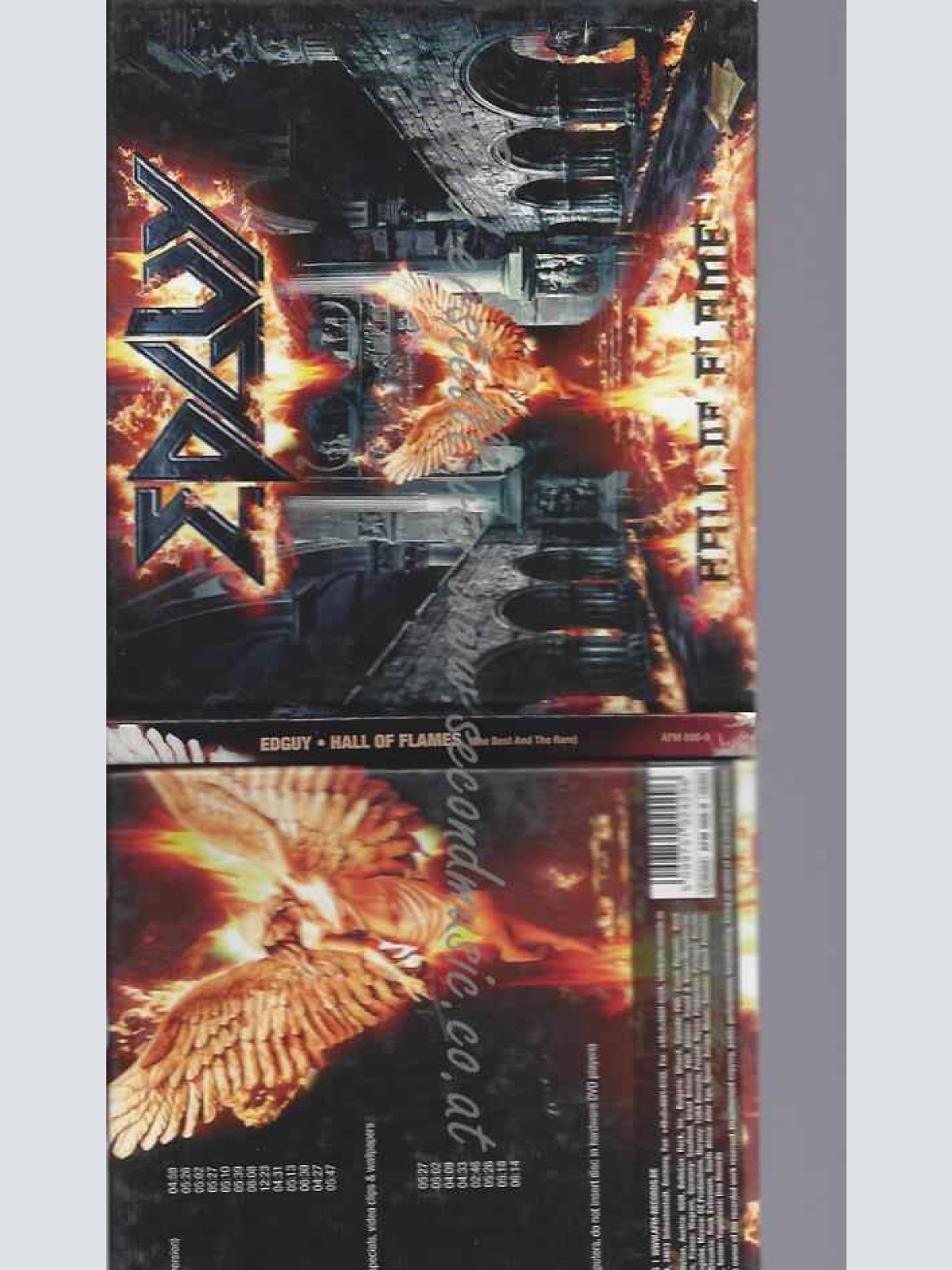 CD--EDGUY | --HALL OF FLAMES (LIMITED EDITION)
