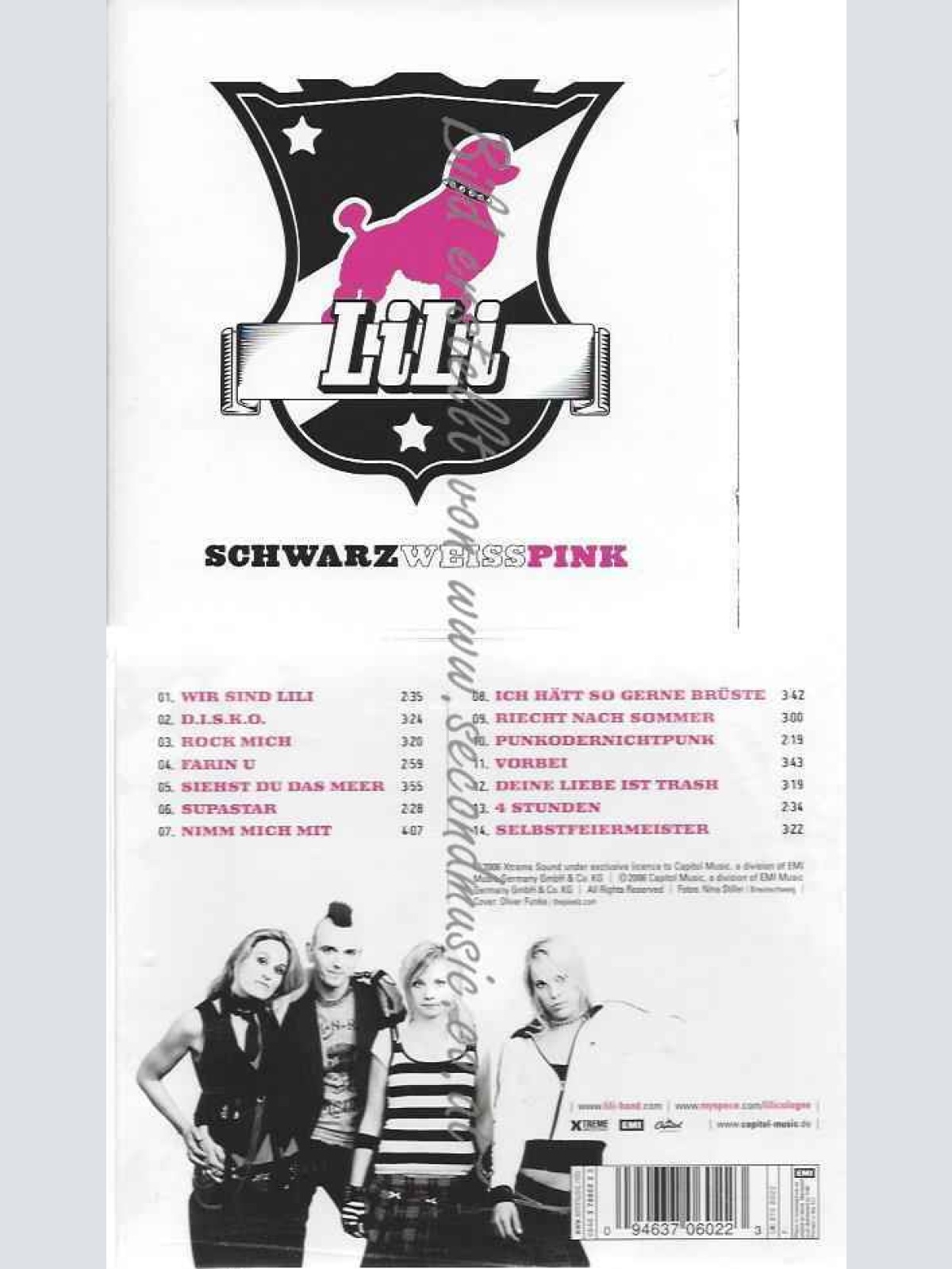 CD--LILI | --SCHWARZWEISSPINK