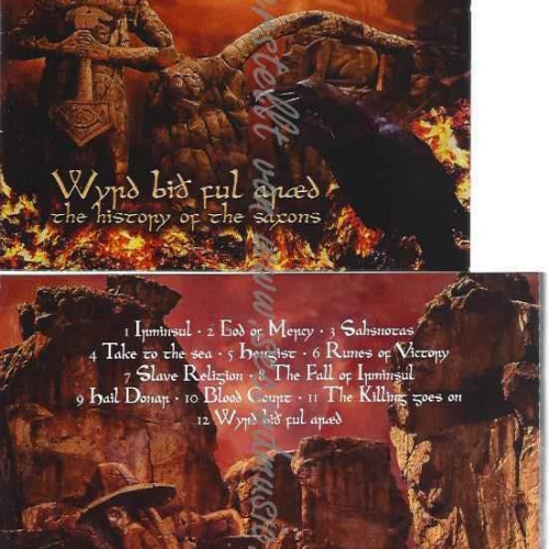 CD--REBELLION | --WYRD BIÐ FUL ARÆD THE HISTORY OF THE SAXONS