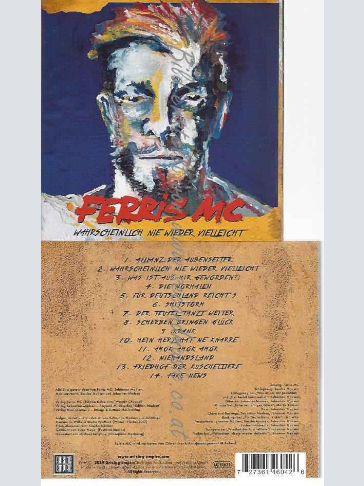 CD--FERRIS MC | --WAHRSCHEINLICH NIE WIEDER VIELLEICHT