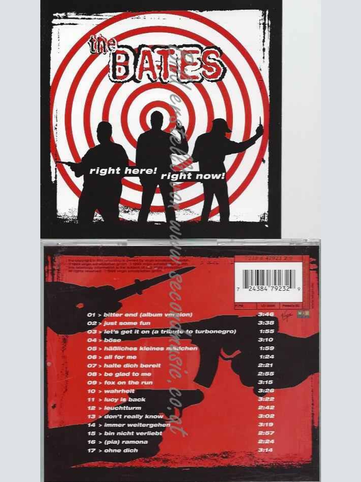 CD--THE BATES | --RIGHT HERE,RIGHT NOW