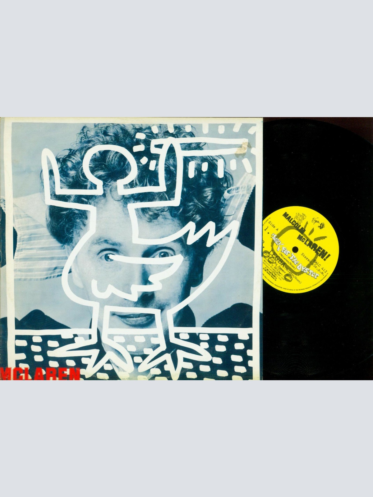 LP-- Malcolm McLaren ‎– Duck For The Oyster // MAXI