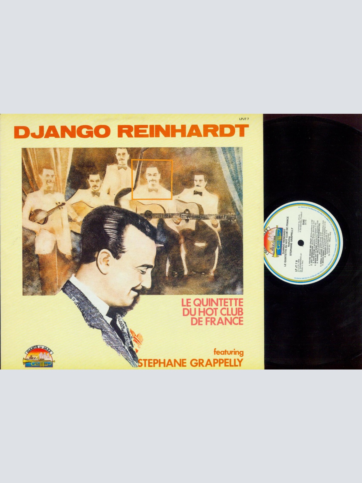 LP--Django Reinhardt – Le Quintette Du Hot Club De France Feat. Stephane Grappel