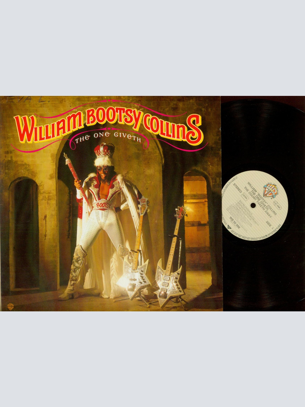 LP--William Bootsy Collins – The One Giveth, The Count Taketh Away