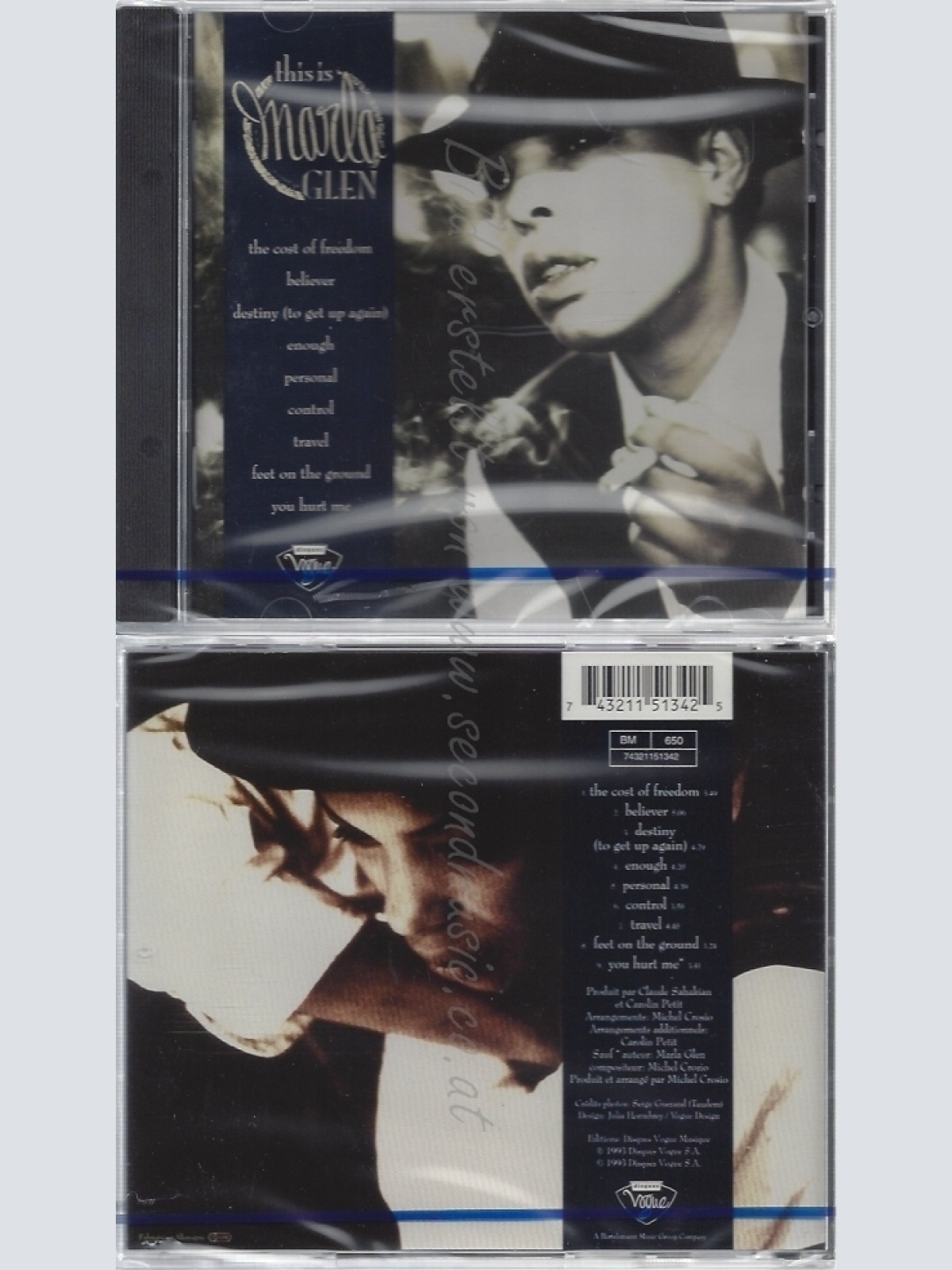 CD--NM-SEALED-EW VERSION / MARLA GLEN -1993- -- THIS IS MARLA GLEN