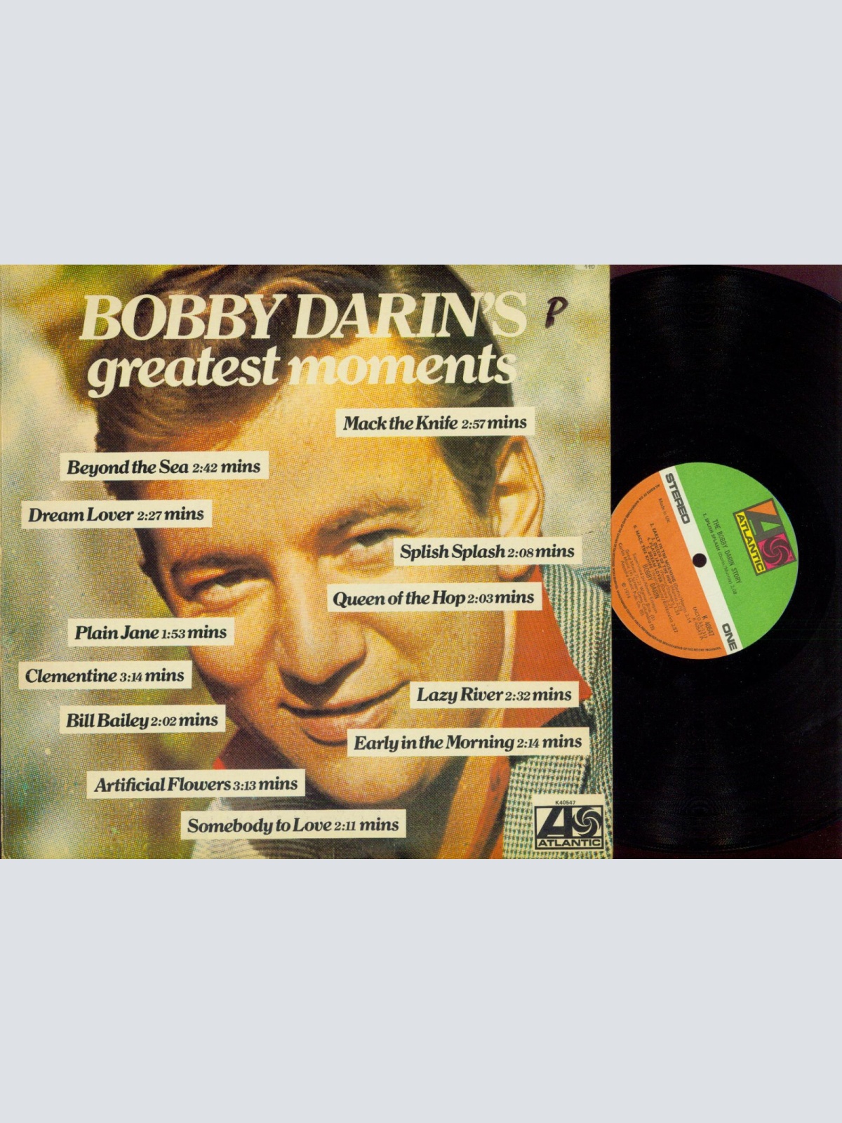 LP--Bobby Darin – Bobby Darin's Greatest Moments