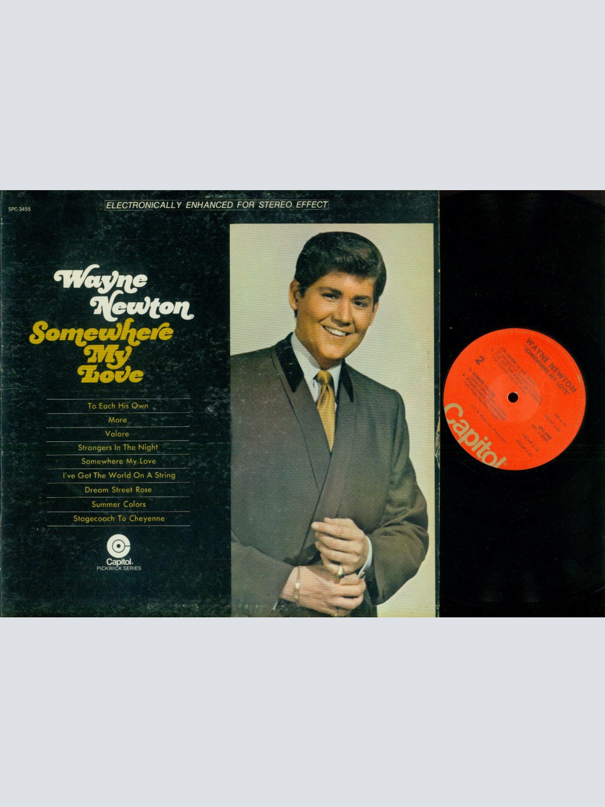 LP--Wayne Newton – Somewhere My Love / US LP