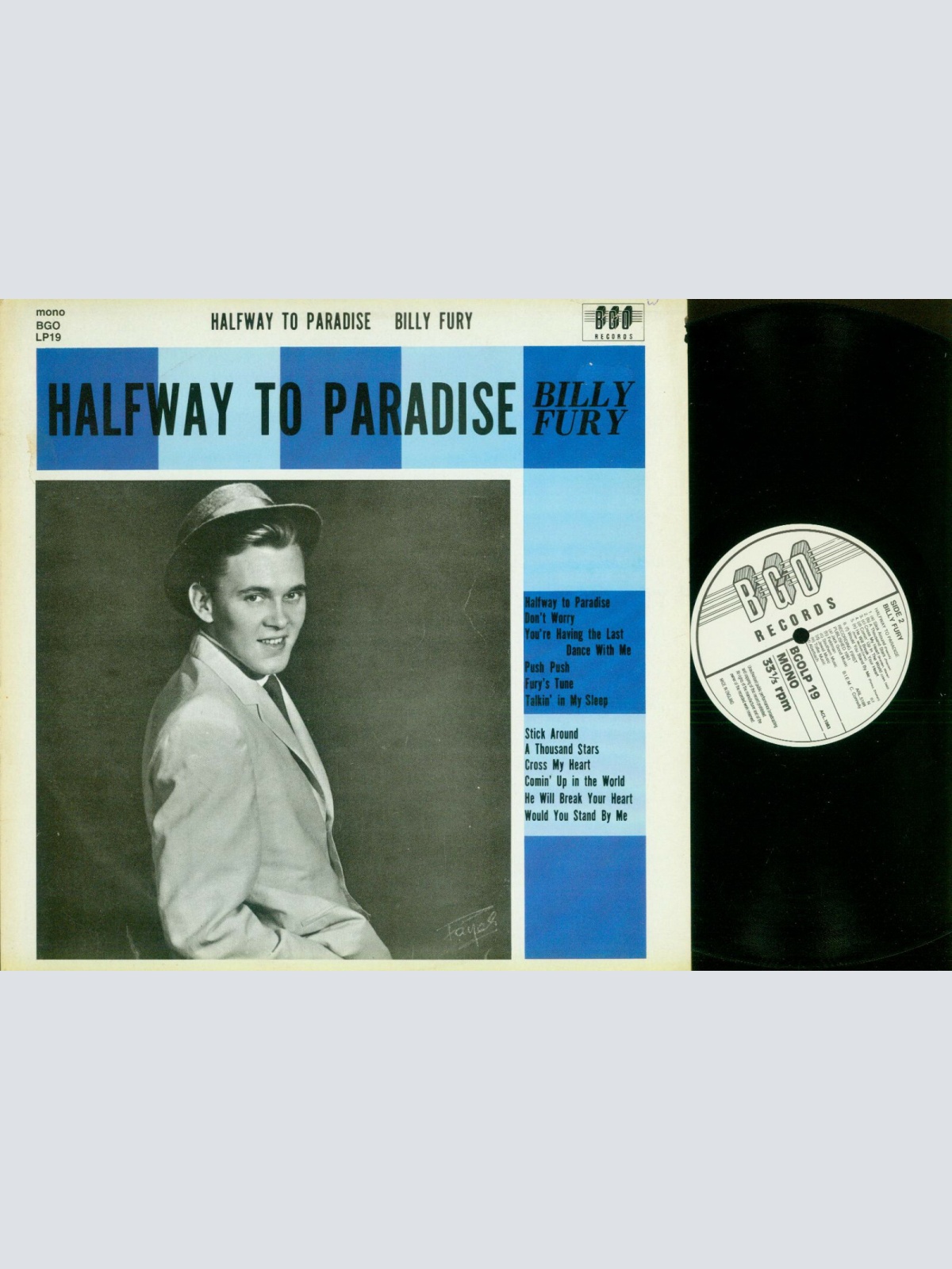 LP--Billy Fury – Halfway To Paradise // BGOLP19