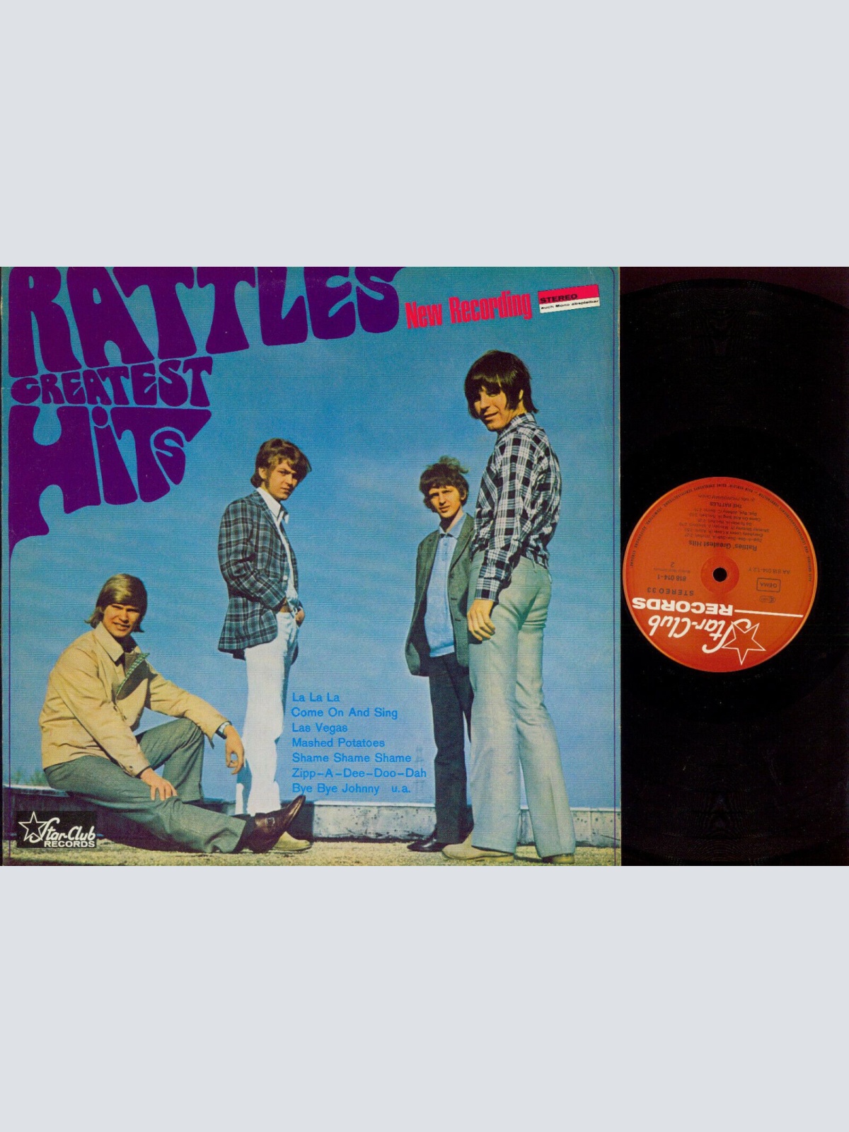 LP- The Rattles – Rattles Greatest Hits "New Recording" // Star Club