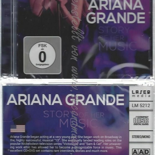 CD-- ARIANA GRANDE  --STORY OF HER MUSIC