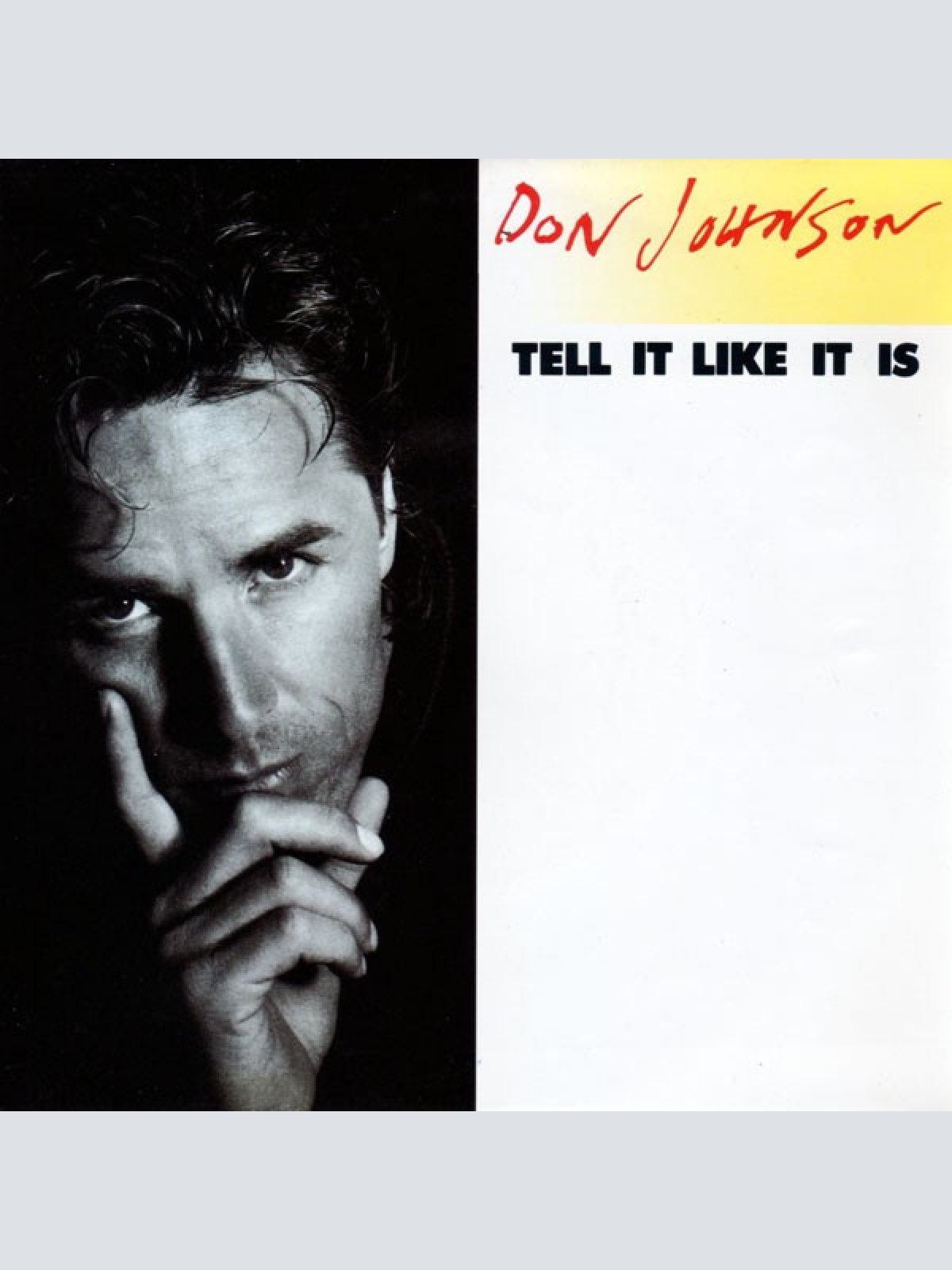 7", Single Don Johnson - Tell It Like It Is