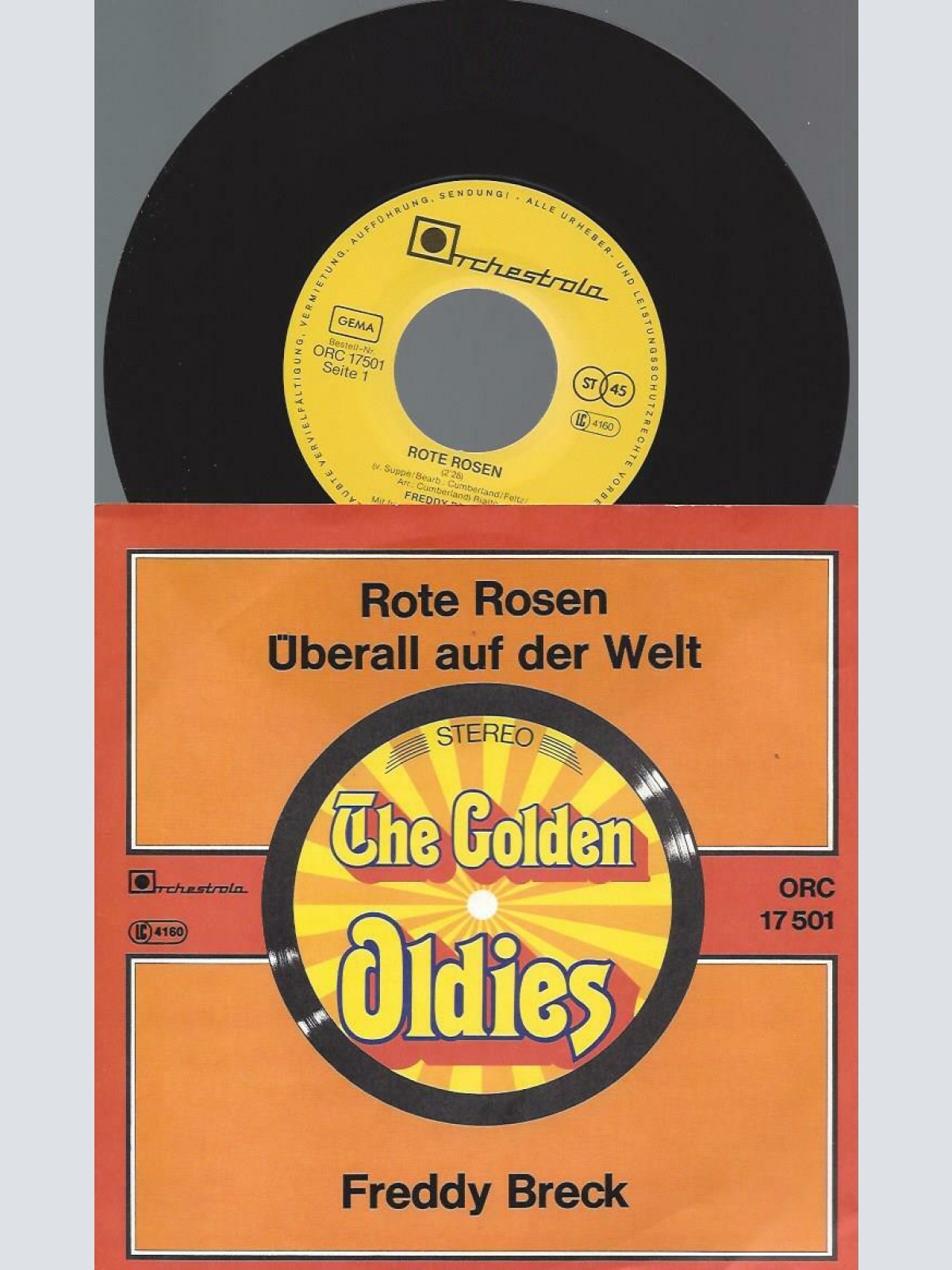 7" Freddy Breck – Rote Rosen