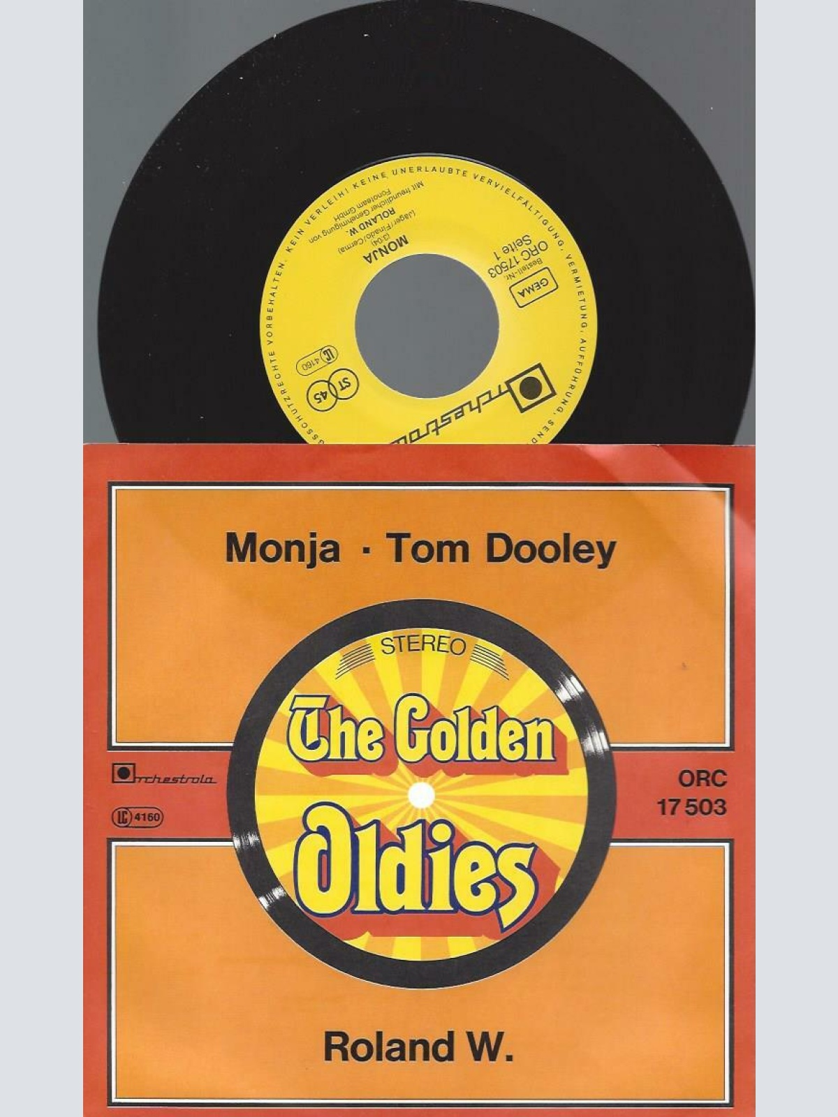 7" Roland W. – Monja ▪ Tom Dooley