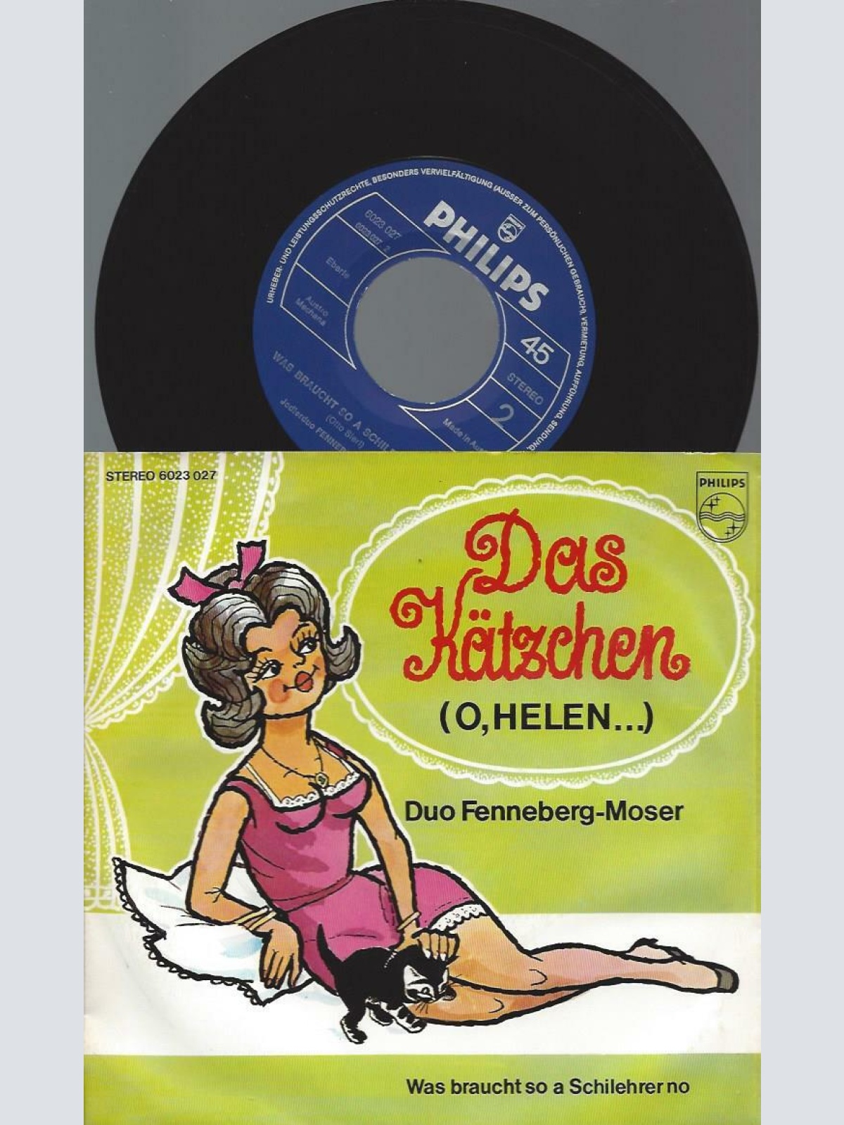 7" Duo Fenneberg-Moser – Das Kätzchen     // NM