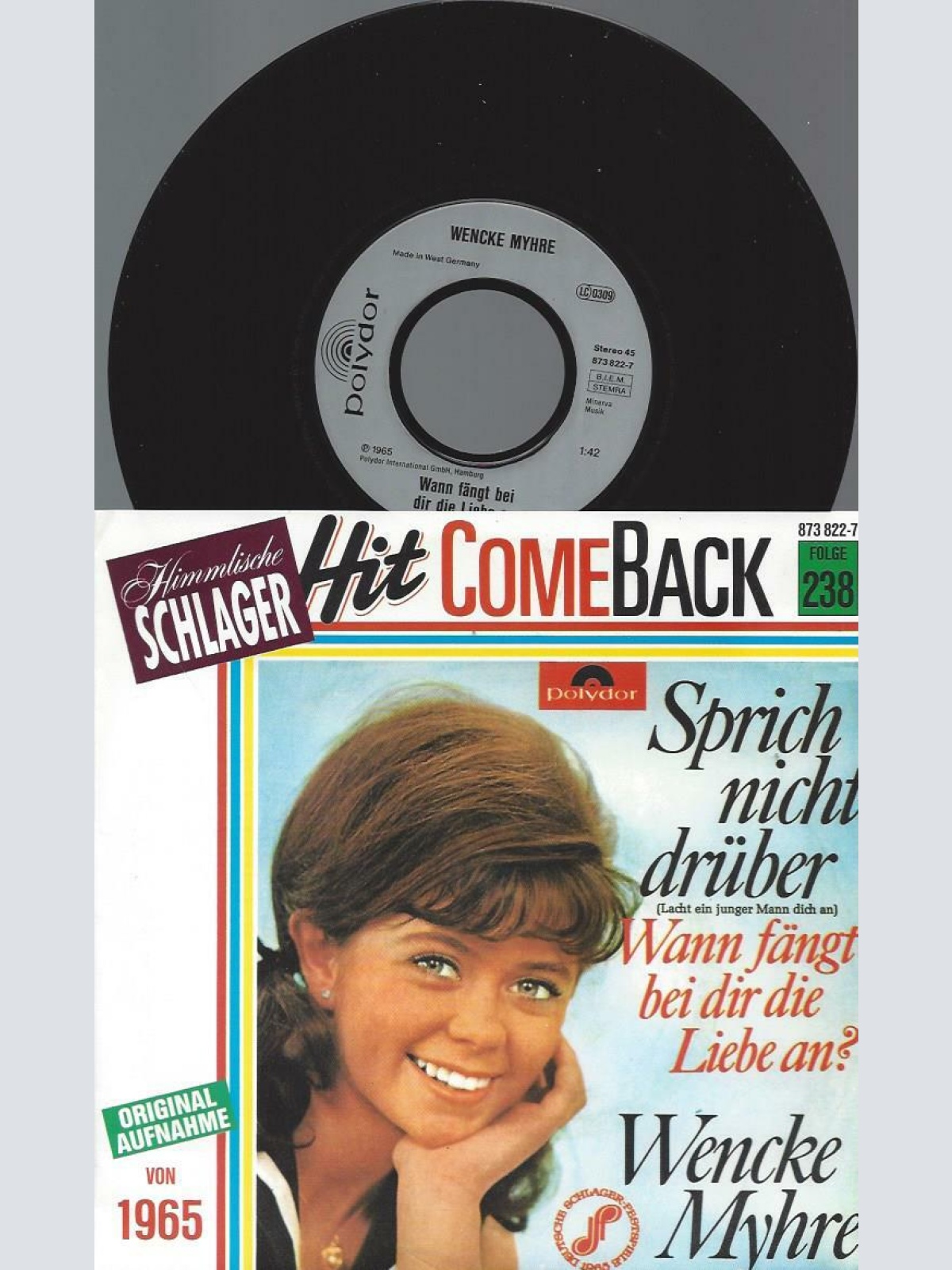 7" Wencke Myhre – Sprich Nicht Drüber