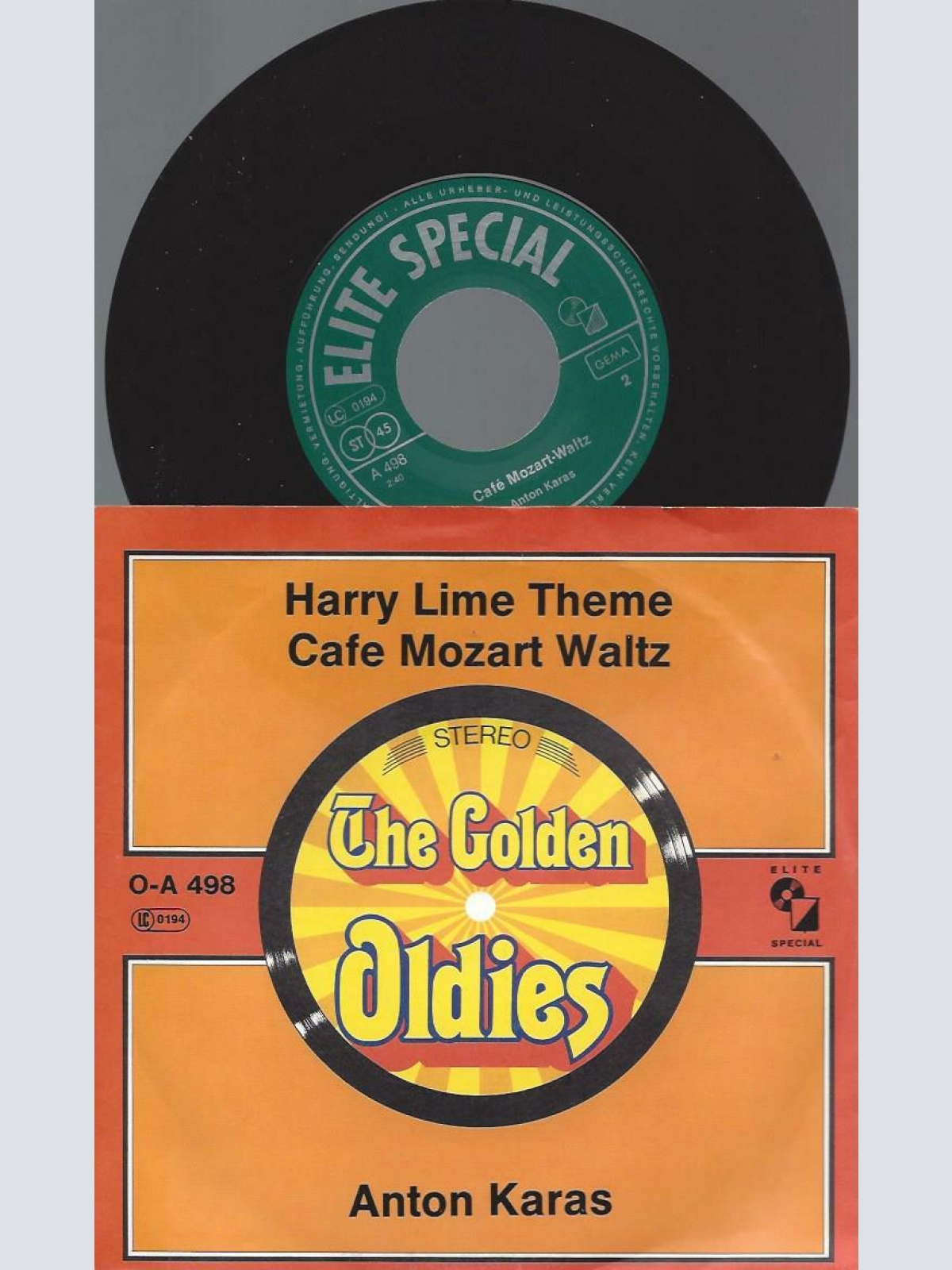 7" Anton Karas – Harry Lime Theme