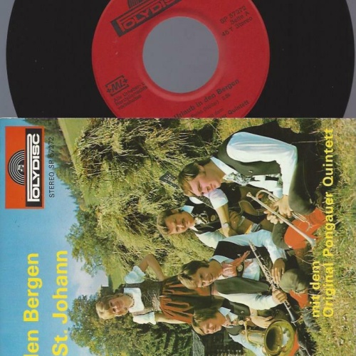 7" Orig. Pongauer Quintett  //  Urlaub in den Bergen   /NM