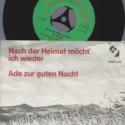 7" Helmuth Stapff Gruppe //   Nach Der Heimat Möcht' Ich Wieder