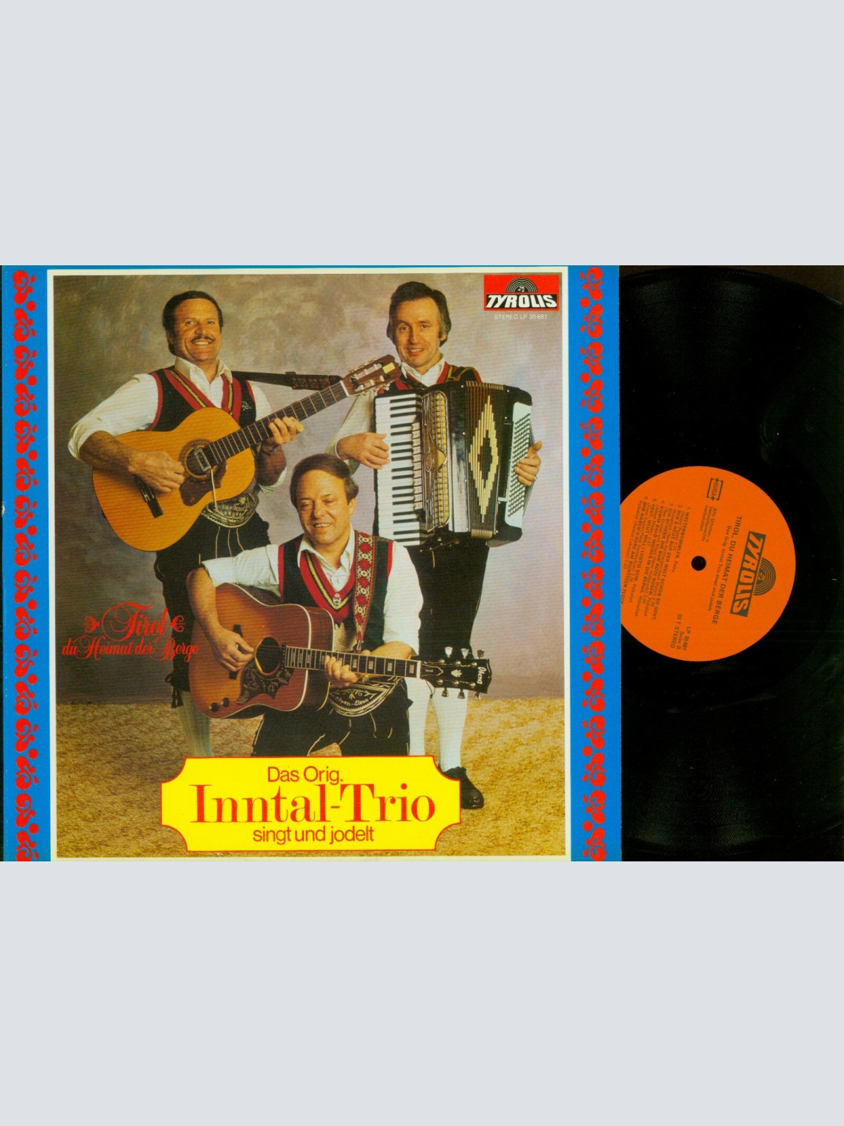 LP--Das Orig. Inntal-Trio– Singt Und Jodelt   / M/ NM