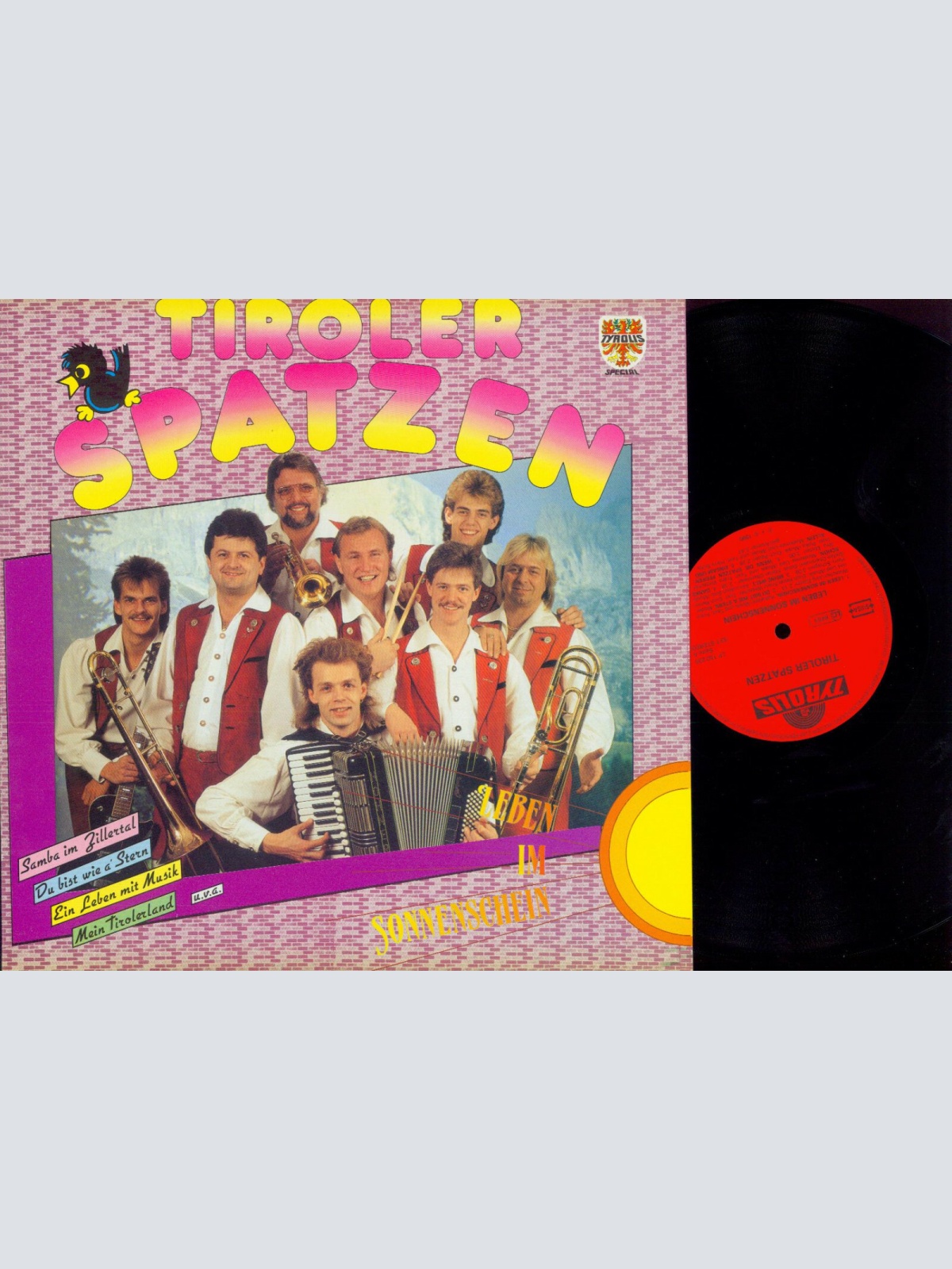 LP--Tiroler Spatzen //  Leben im Sonnenschein     / M/ NM