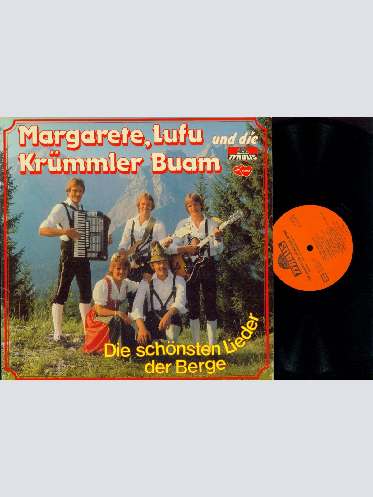 LP--Margarete Lufu und die Krümmler Buam  Die schönsten Lieder der Be  // M / NM