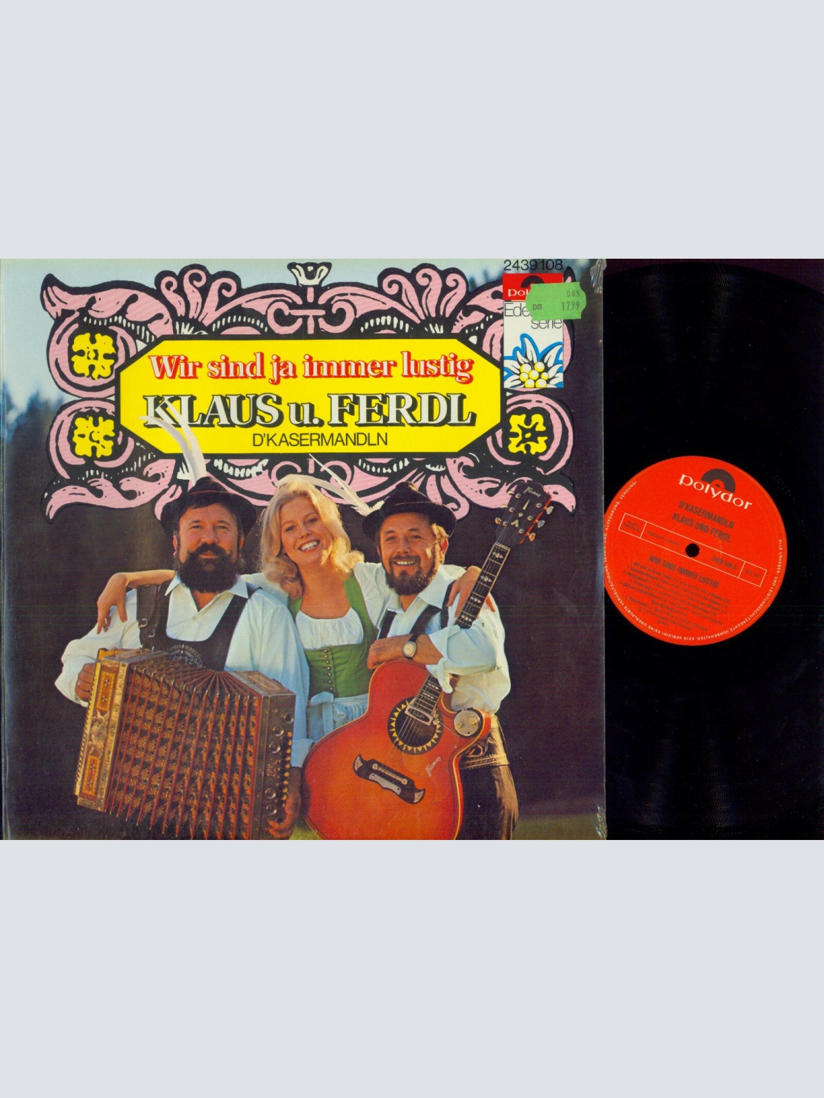 LP-- Klaus Und Ferdl - D'Kasermandln – Wir Sind Ja Immer Lustig /NM