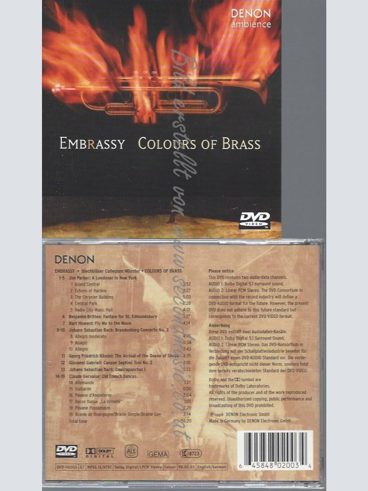 Embrassy Colours of Brass--DVD
