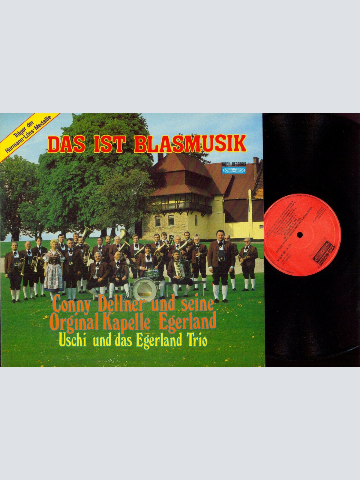 LP--Conny Dellner und seine Original Kapelle Egerland -Das ist Blasmusik