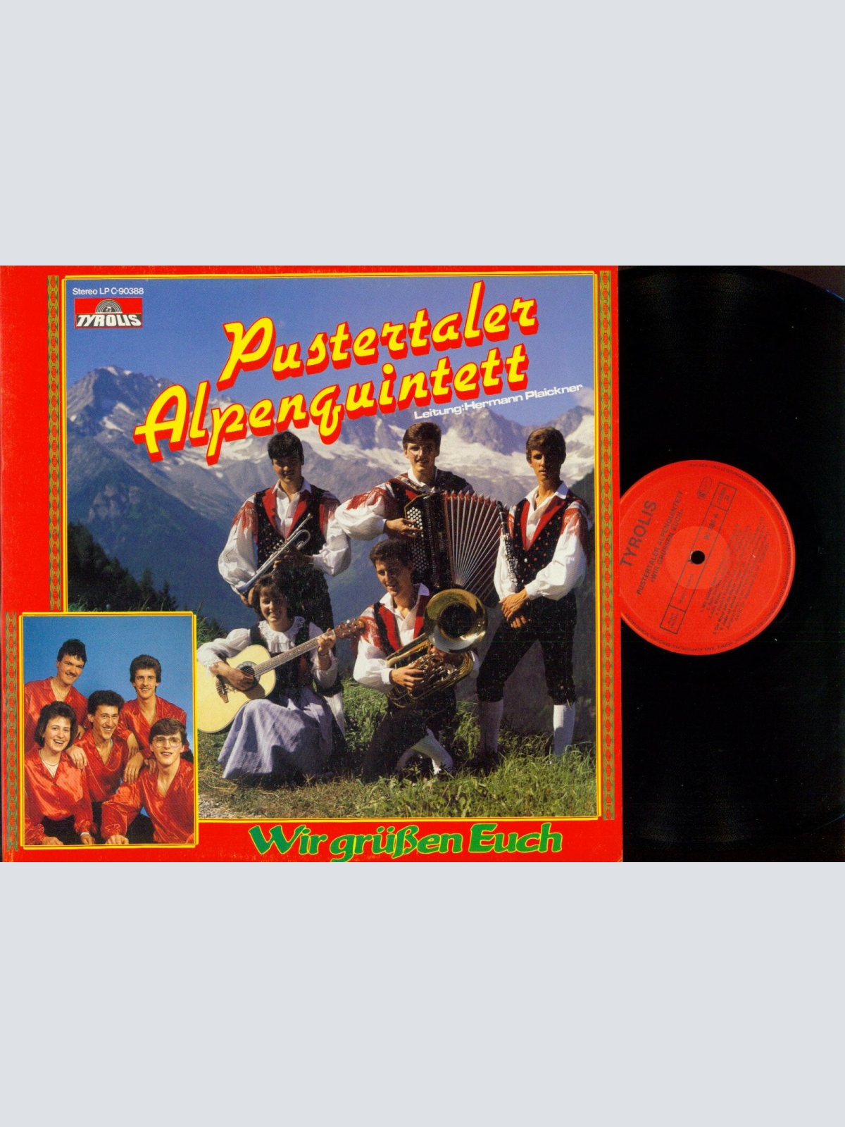 LP--Pustertaler Alpenquintett  // Wir grüßen Euch