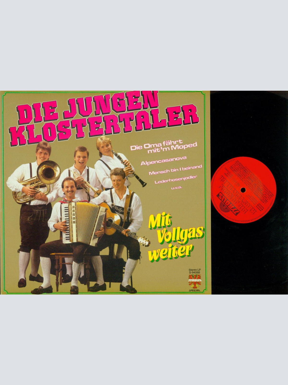 LP-- Die Jungen Klostertaler – Mit Vollgas Weiter   //    //NM