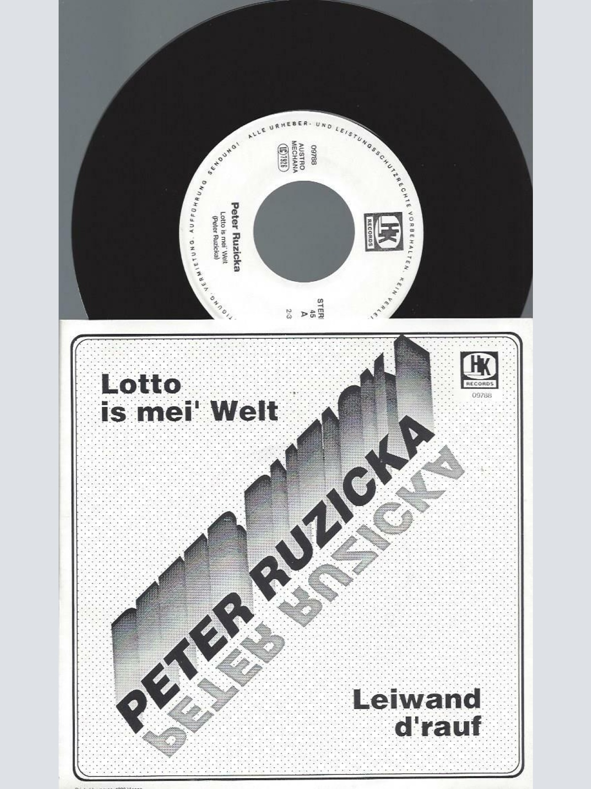 7" Peter Ruzicka  – Lotto Is Mei' Welt