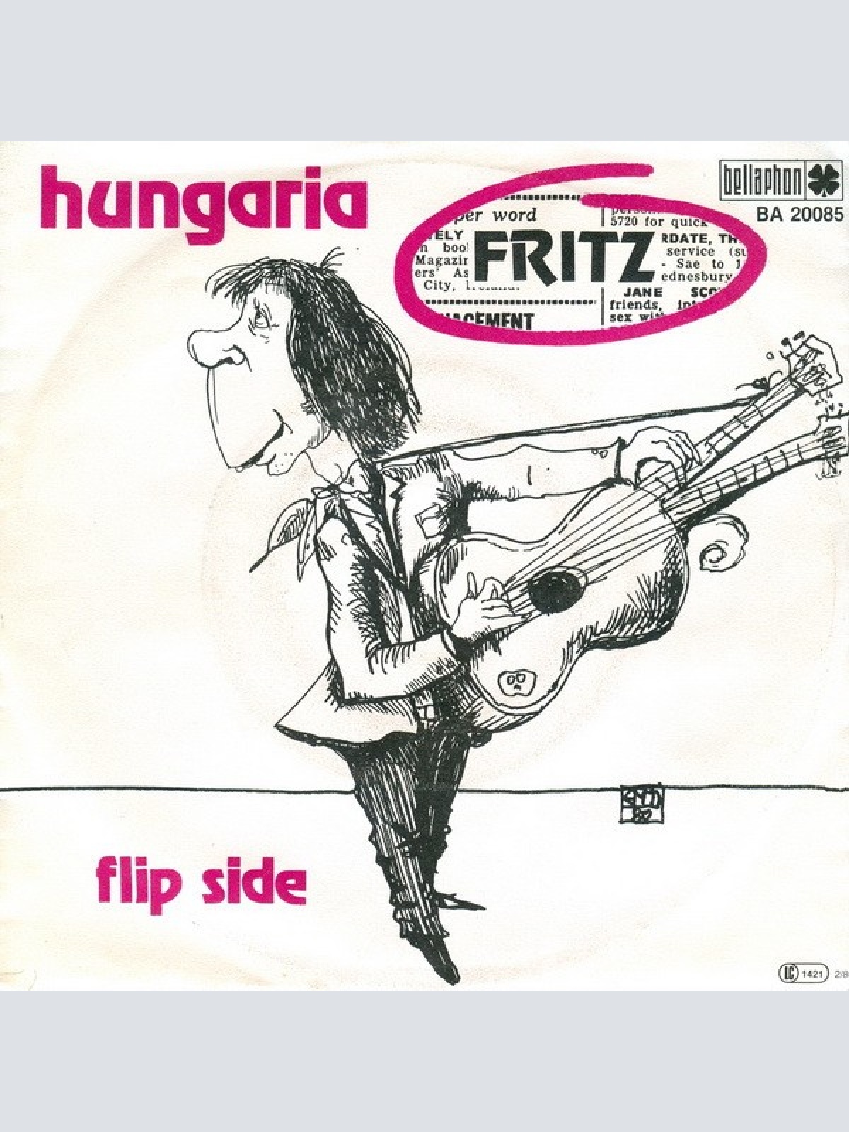 7", Single Fritz - Hungaria