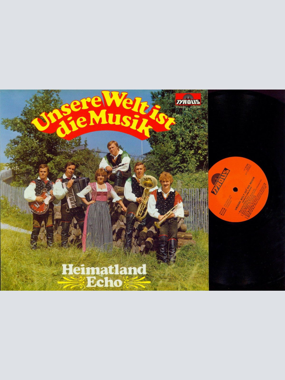 LP--Heimatland Echo – Unsere Welt Ist Die Musik