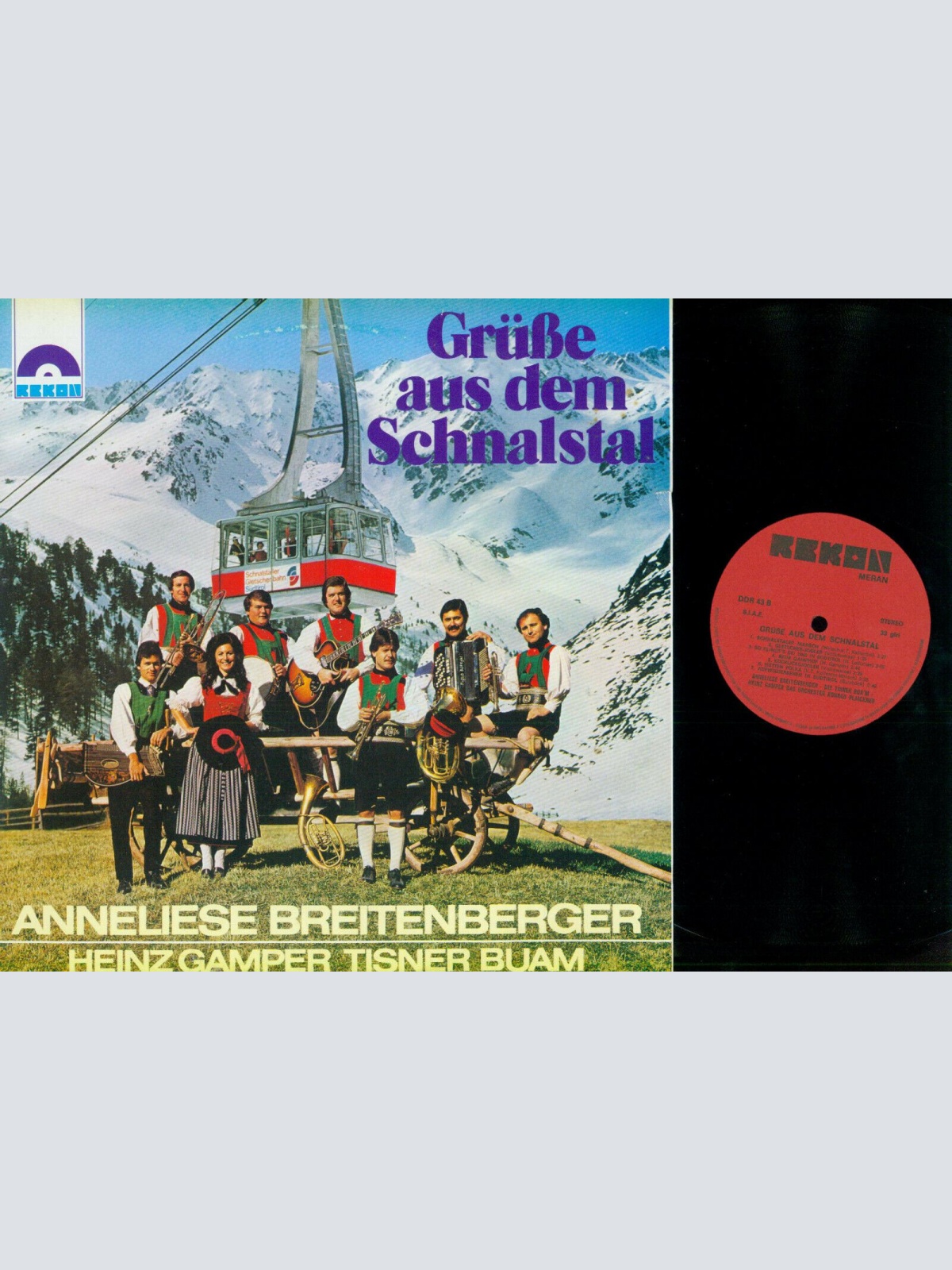 LP--Annelise Breitenberger Tisner Buam --Grüße aus dem Schnalstal