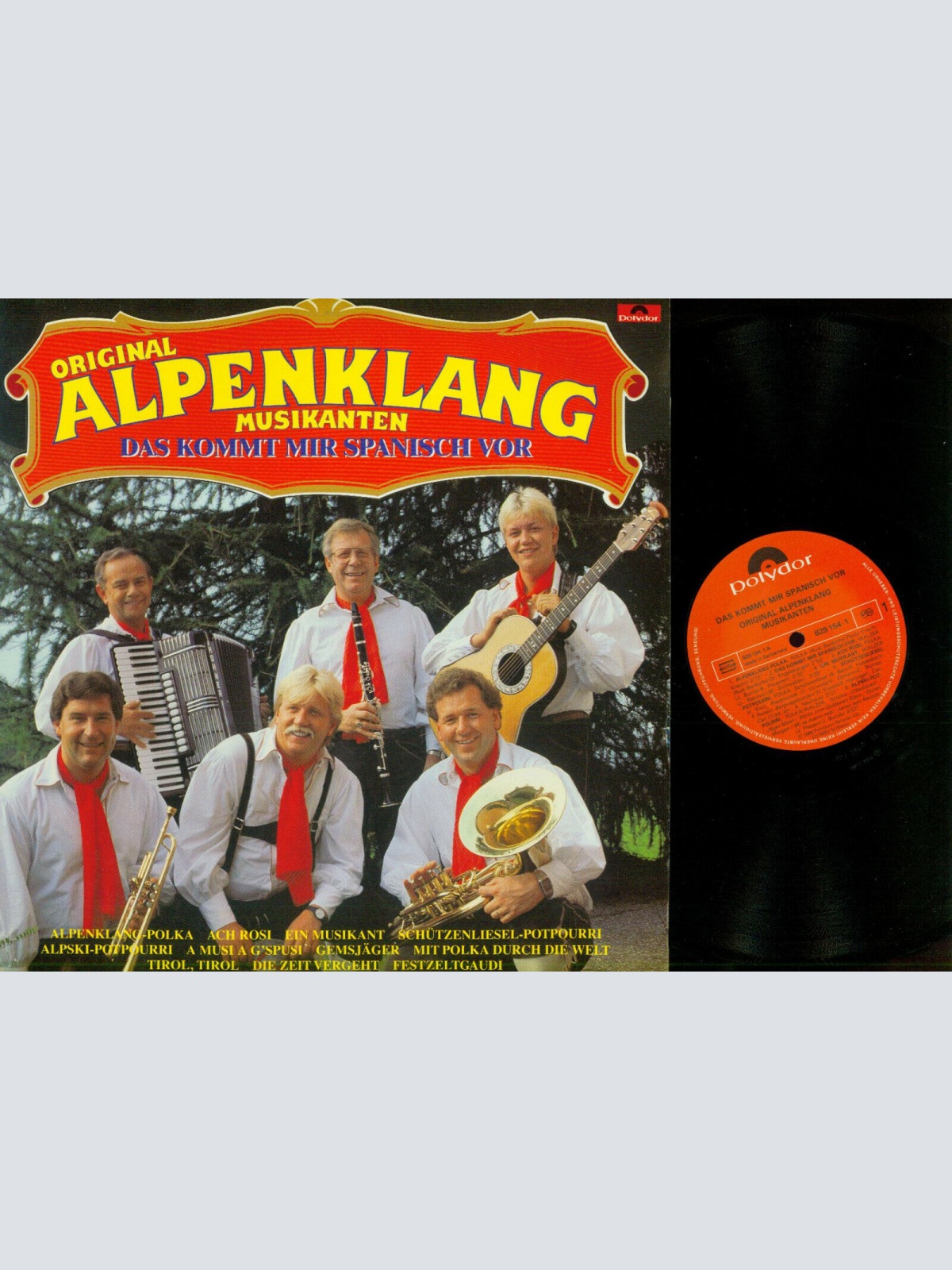 LP--Alpenklang Musikanten -- Das kommt mit Spanisch vor
