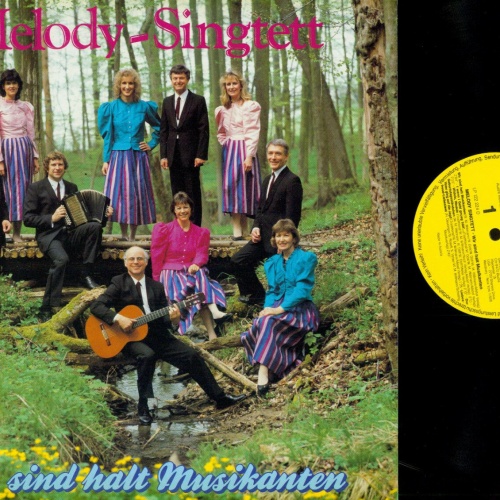 LP--Melody Singtett --  Wir sind halt Musikanten /NM