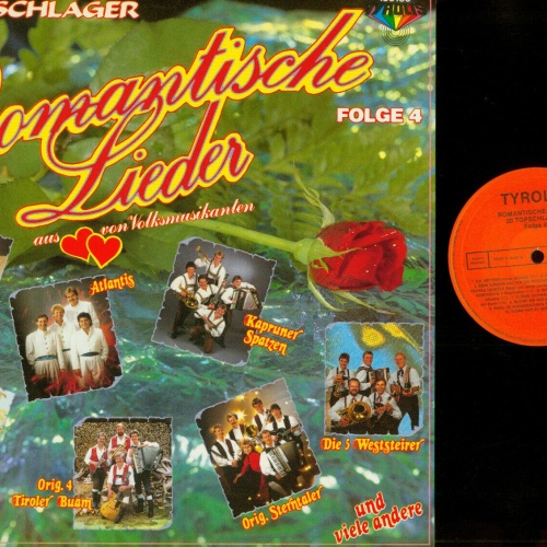 LP--Von Volksmusikanten Folge 4 -- 20 Top Schlager - Romantische Lieder  /NM