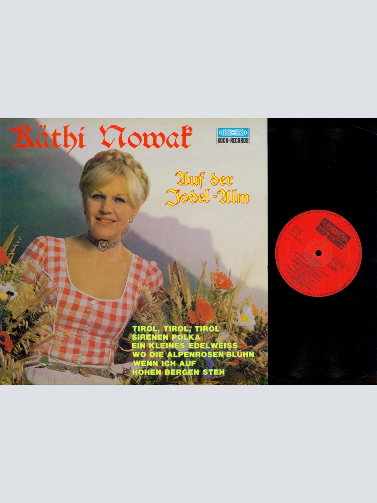 LP--Käthi Nowak – Auf Der Jodel-Alm   /NM
